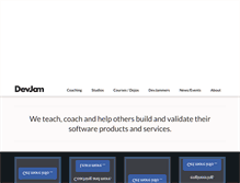 Tablet Screenshot of devjam.com